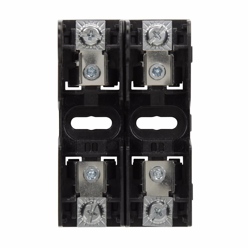 Eaton Bussmann series JM modular fuse block, Modular fuse block, 0-30 A, Two-pole, Class J, 200 kA, Screw with pressure plate, 200 kAIC, 600 V
