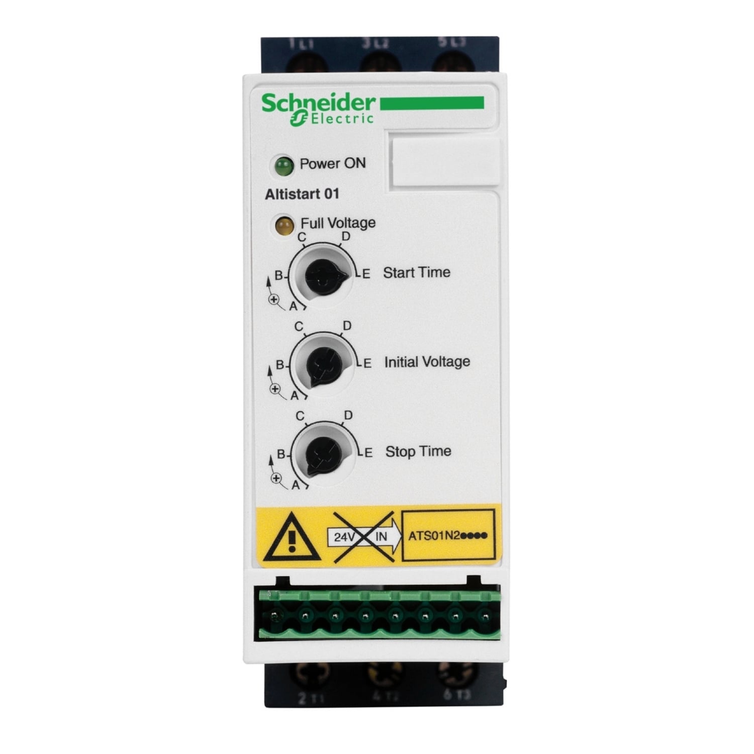 soft starter for asynchronous motor, Altistart 01, ATS01, 6A, 460 to 480V