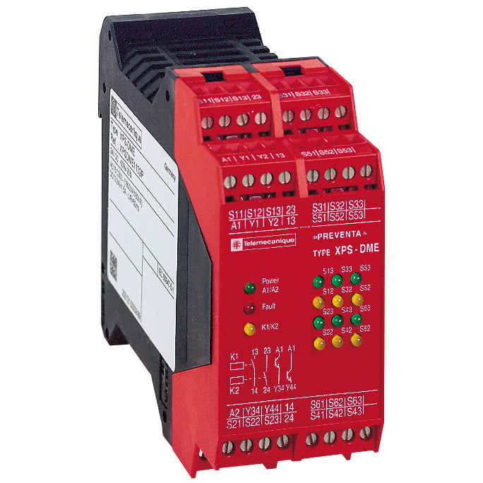 module XPSDM - 6 coded magnetic switch - 24 V DC
