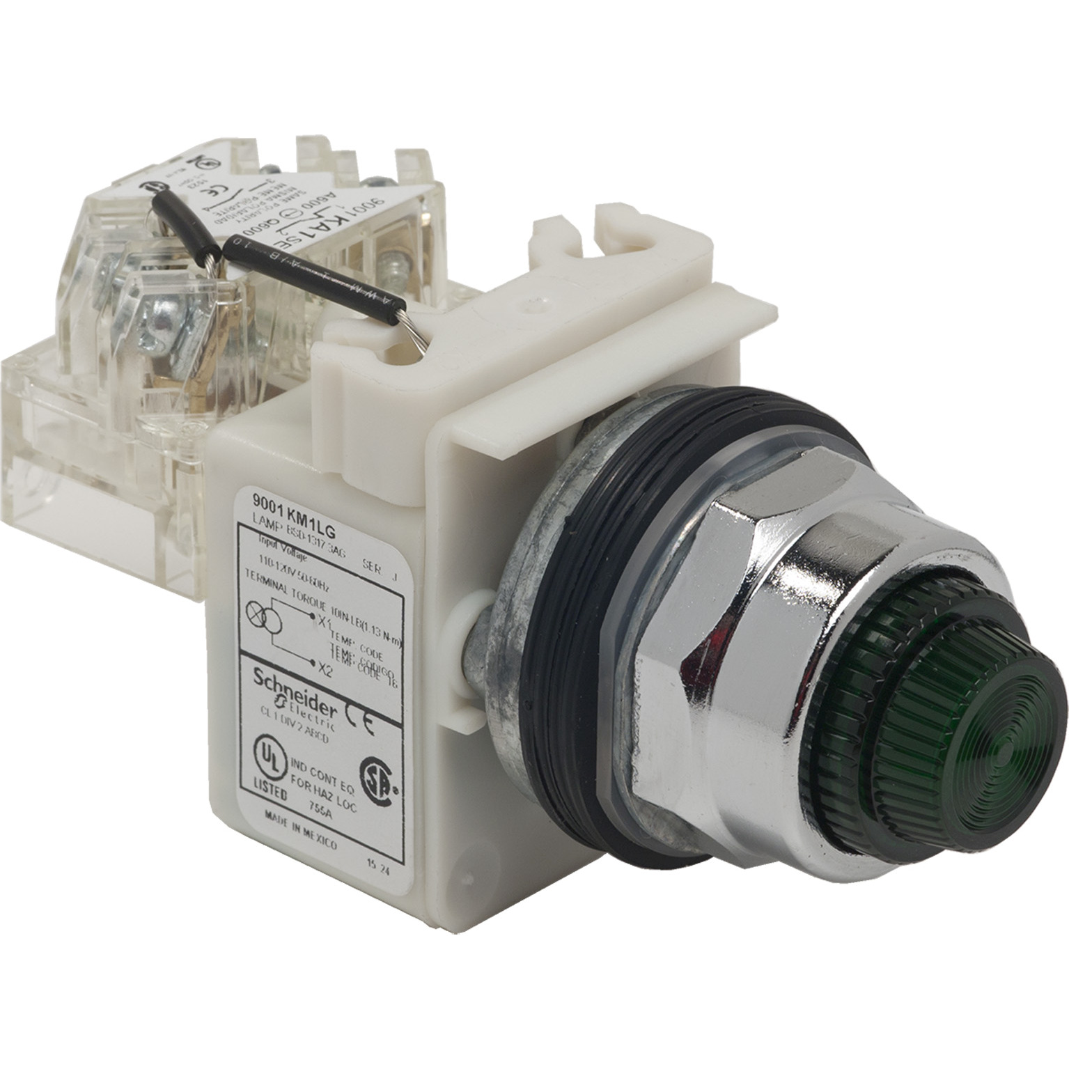 PILOT LIGHT 120VAC 30MM TYPE K +OPTIONS