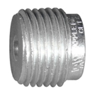 Threaded Reducing Bushing, 2 x 1-1/4 inch, Aluminum, Zinc Electroplate