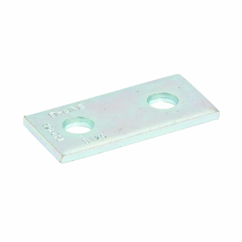 Eaton B-Line series splice plate, 0.23" H x 3.5" L x 1.62" W, Steel, DURA GREEN, 1/4" Gauge