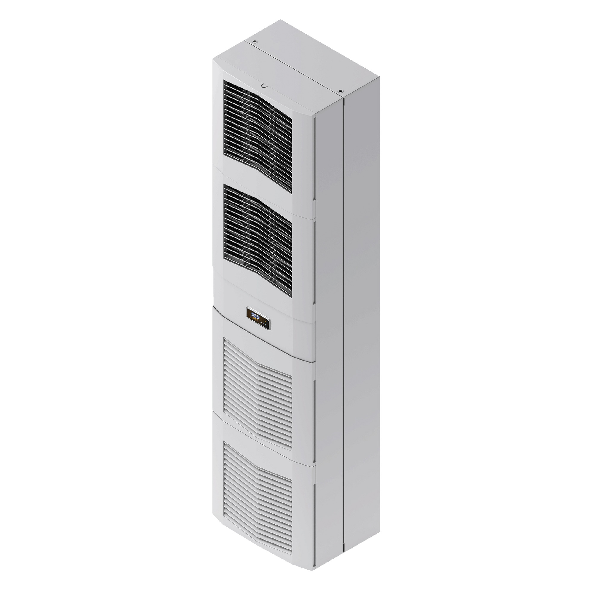 SpectraCool Slim Fit Indoor AC S10, 1500W 460V With RAC, Light Gray, Steel
