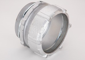 3-1/2" Malleable Iron Rigid Compression Connectors