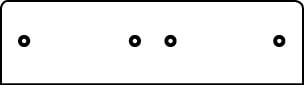 DBL GANG PLATE BLANK