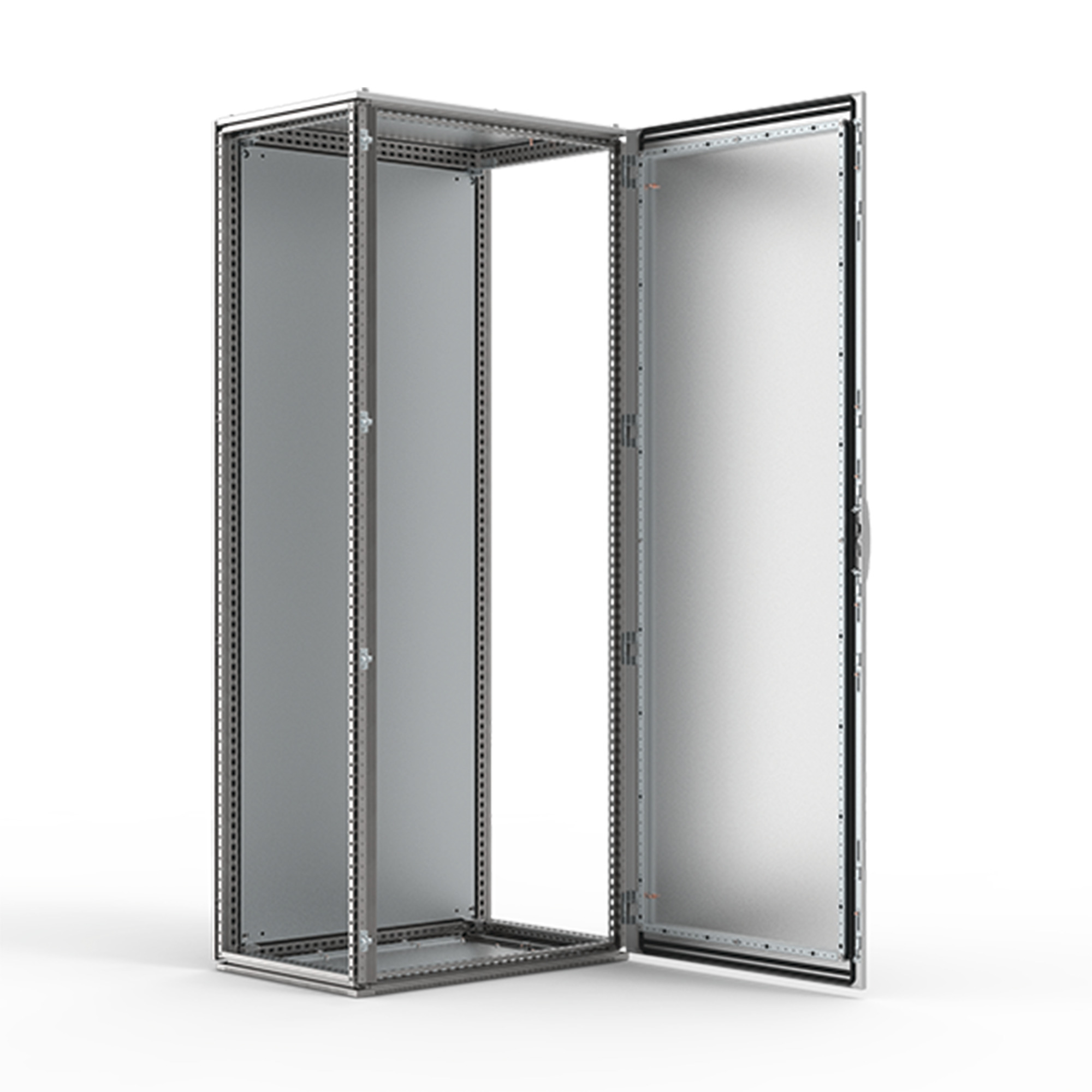 Modular Single Door, MCSS-HP, 2000x800x600mm, Unpainted, Brushed, Stainless