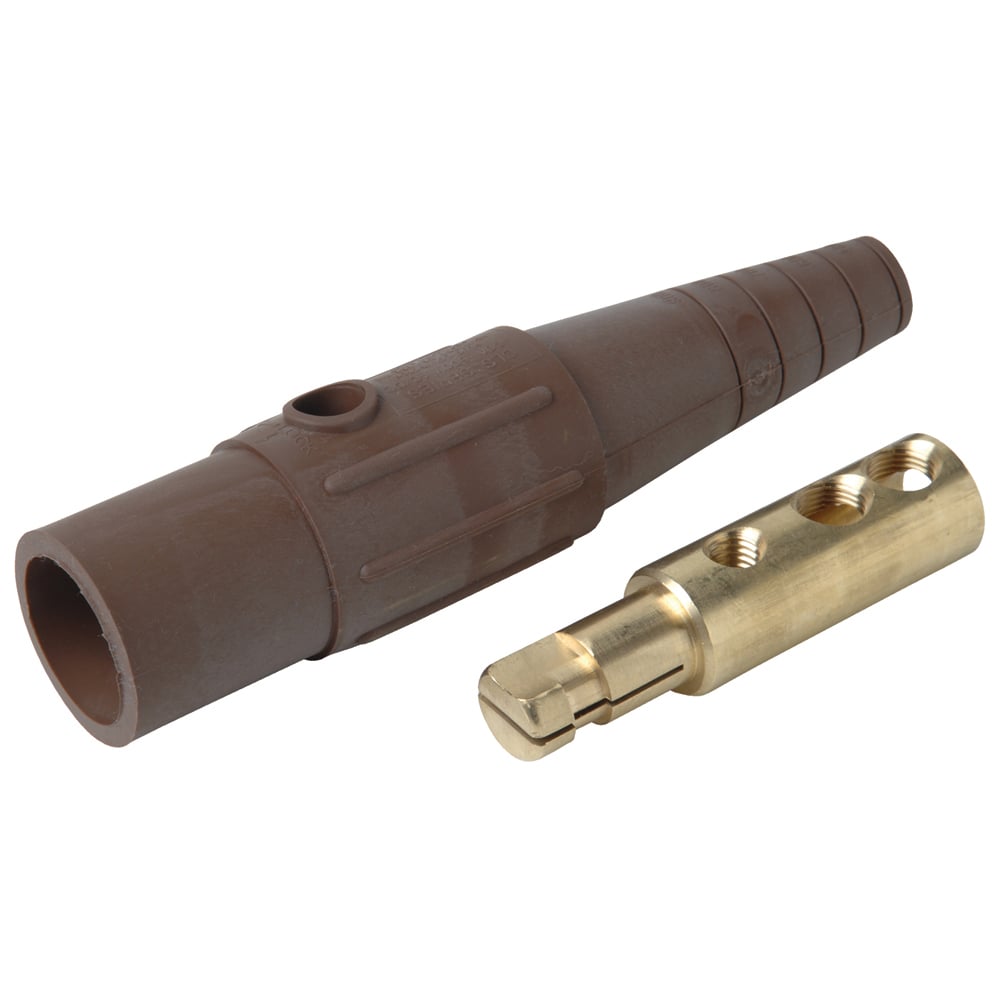 Male Plug #6-4/0 400A 600V, Brown