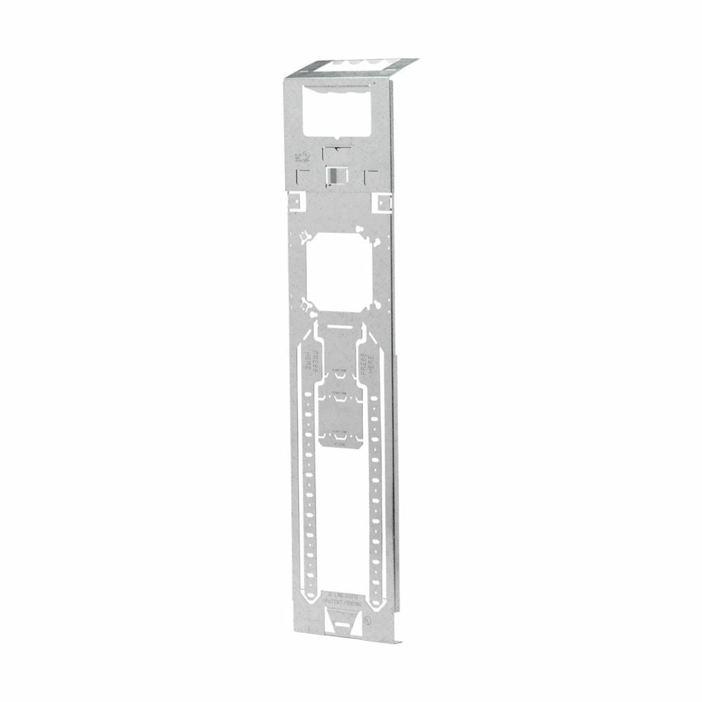 Eaton B-Line series box support fasteners, Wall studs, 1" Height, 1" Length, 1" Width, 1.974lbs, 24" Floorstand with cable clip, Floor-mount box support, Floor-mount box support, Pre-galvanized