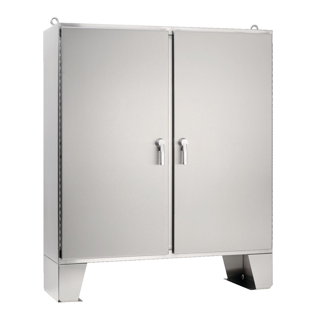 2-Door Floor-Stand 3-Point Latches Type 4X, 62x48x18, SS Type 304
