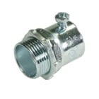 Set Screw Connector, Concrete Tight, Conduit Size 3/4 Inch, Length 1.530 Inches, Material Zinc Plated Steel, For use with EMT Conduit