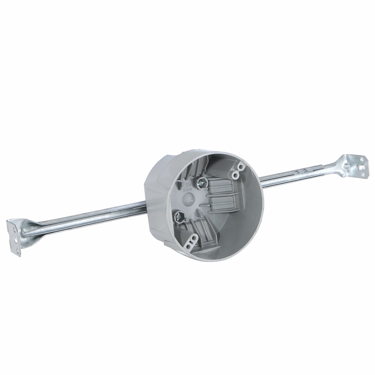 4 In. Round Ceiling Set-up - For Spanning from Joist to Joist -ForNonmetallic Sheathed Cable, 2-3/8 In. Deep, 20.0 Cu. In., Adj. 14-3/4in- 22-1/2 In.