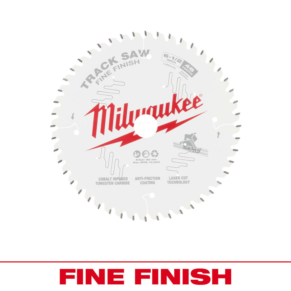 Milwaukee 6-1/2 48T Fine Finish Track Saw Blade