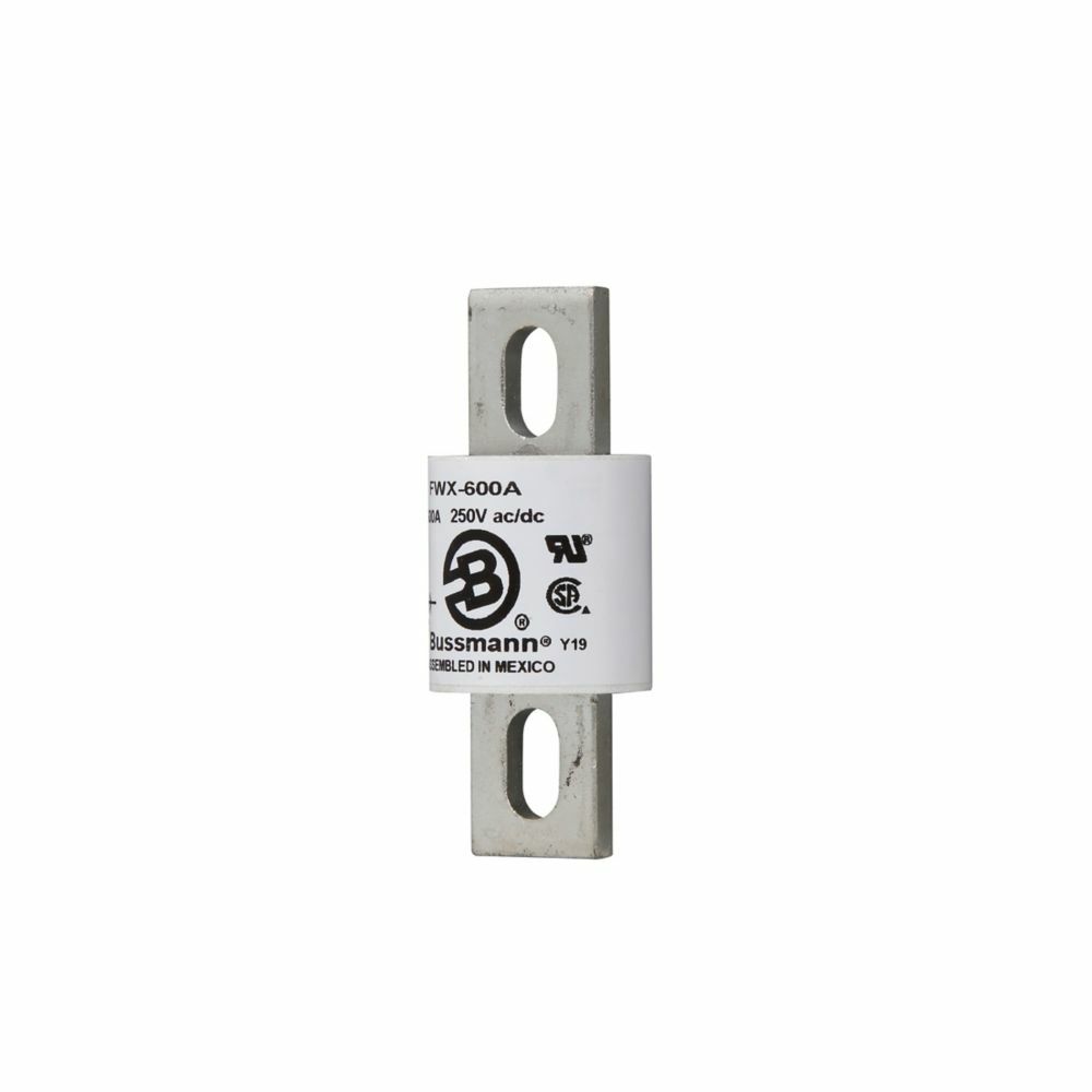 Eaton Bussmann series FWX high speed fuse, 600V, 500A RMS, 200 kAIC Vac, 50 kAIC at 250 Vdc, Non Indicating, High speed fuse, Blade end X blade end, Stud