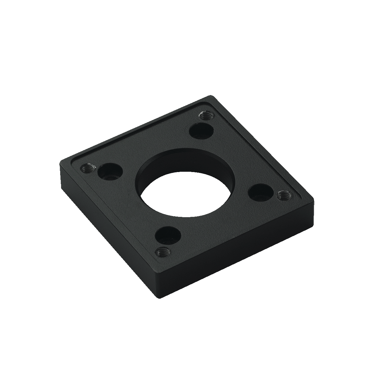Syspend 281-Max 48mm Round Tube Coupling Adapter, .6x3.15x3.15, Black, Aluminum