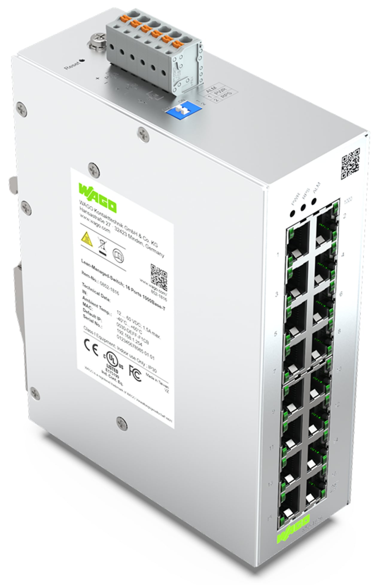 Lean Managed Switch; 16 Ports 1000Base-T