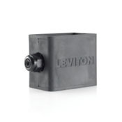 Portable Outlet Box, Sing-Gang, Standard Depth, Pendant Style, Cable Diameter 0.230-Inch 0.546-Inch, Black