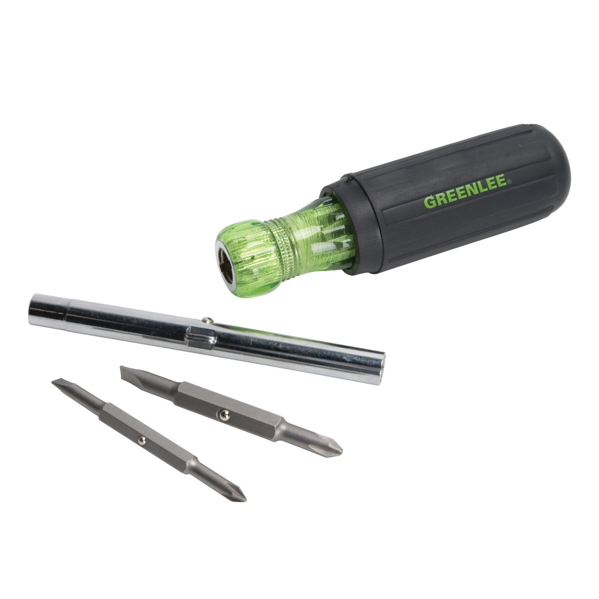 Versatile multi-bit screwdriver, 6 tools in one.     Precision machined, hardened steel bits.     High-grade, rust resistant, chrome-plated finish.     Soft, cushioned grip for extra comfort and torque.     Lifetime limited warranty.     Note: This is not an insulated tool.