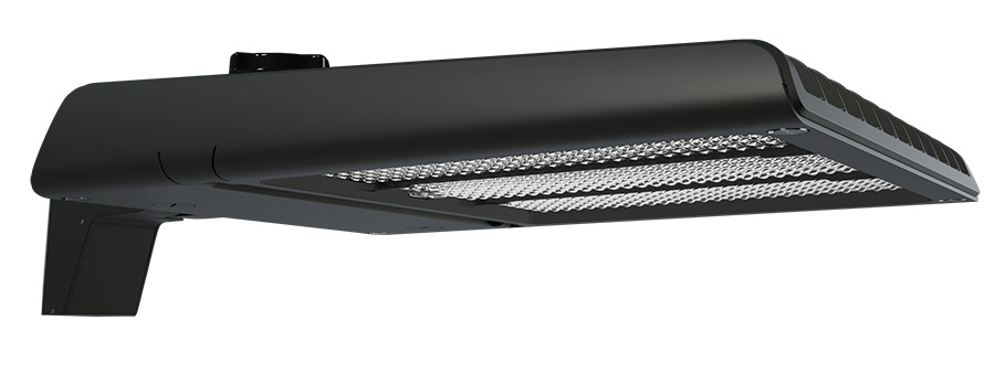 A22 AREA LIGHT 320/280/250W 3000/4000/5000K TYPE IV POLE MOUNT 480V 7PRS BRONZE