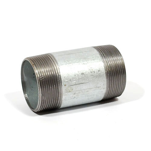 5 X 12        GALV COND NIPPLE Silver/Gray Color  Made and Melted in the United States, Hot-Dip Galvanized OD and ID, RMC Recognized as as Equipment Grounding Conductor by the NEC Threaded