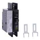 Mini circuit breaker, QOU, 10A, 1 pole, 120/240 VAC, 10kA, alarm switch