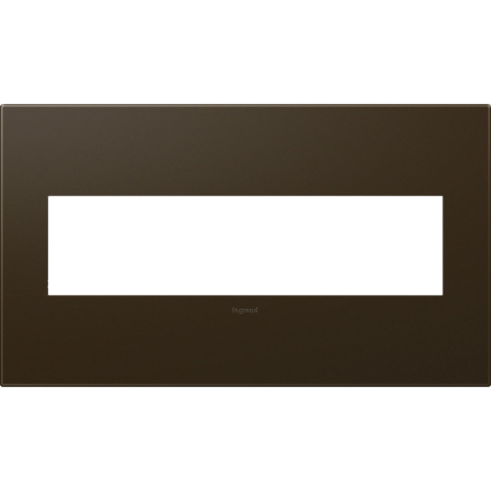 4-Gang 2-Module Wall Plate Bronze