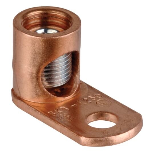 Type L - Copper Tin-Plated Single Conductor, One-Hole Mount for Conductor Range 6 Str.-250 kcmil