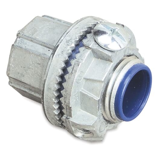 4 Inch Aluminum, Grounding Hub with Thermoplastic Insulating Throat, Sealing Ring Nitrile (BUNA-N) for Use with Rigid/IMC Conduit