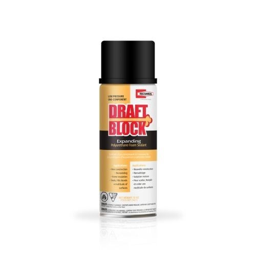 Draft-Block Expanding Polyurethane Foam Aerosol, 12 oz
