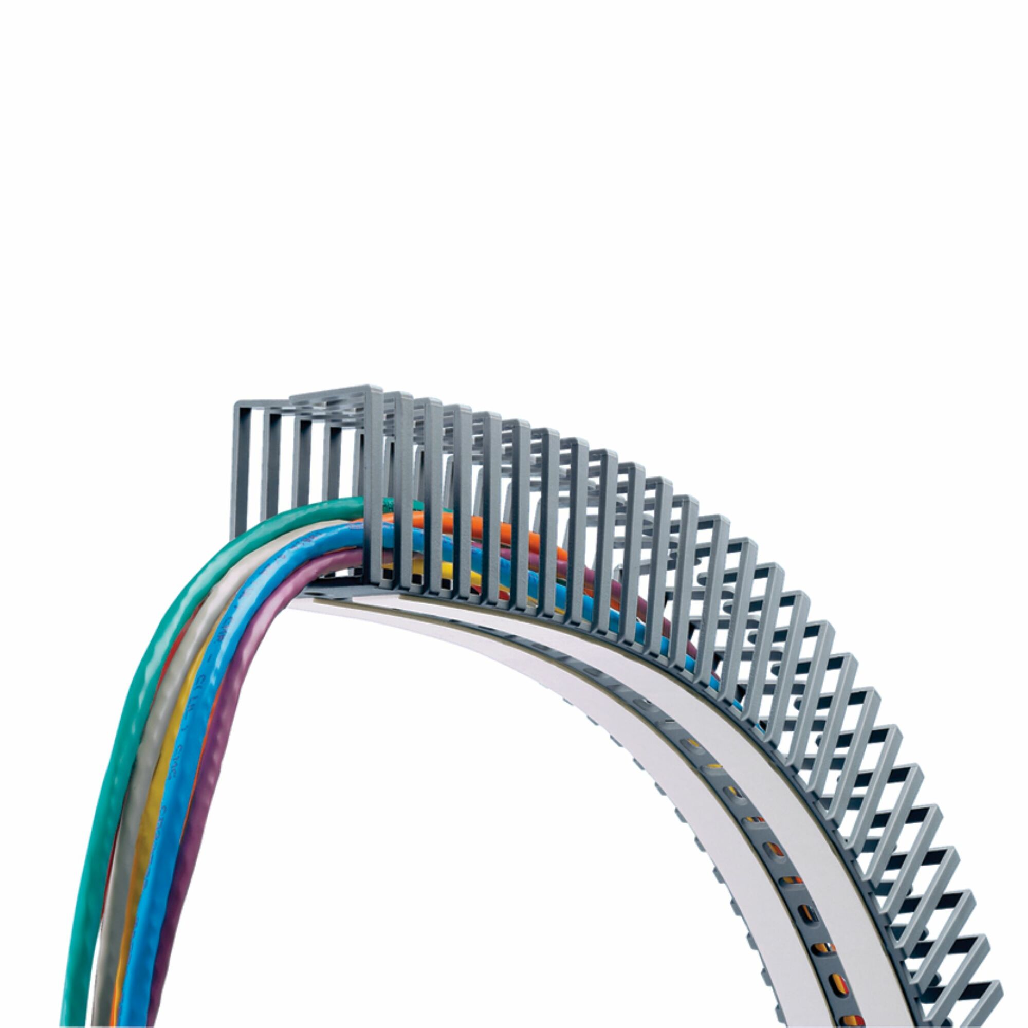 Slotted Duct, Polypropylene,12X12X500mm,