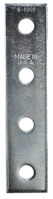 SFP4 Flat Plate Fitting, 4 Holes, 7-1/2 in W, Cold Formed Steel