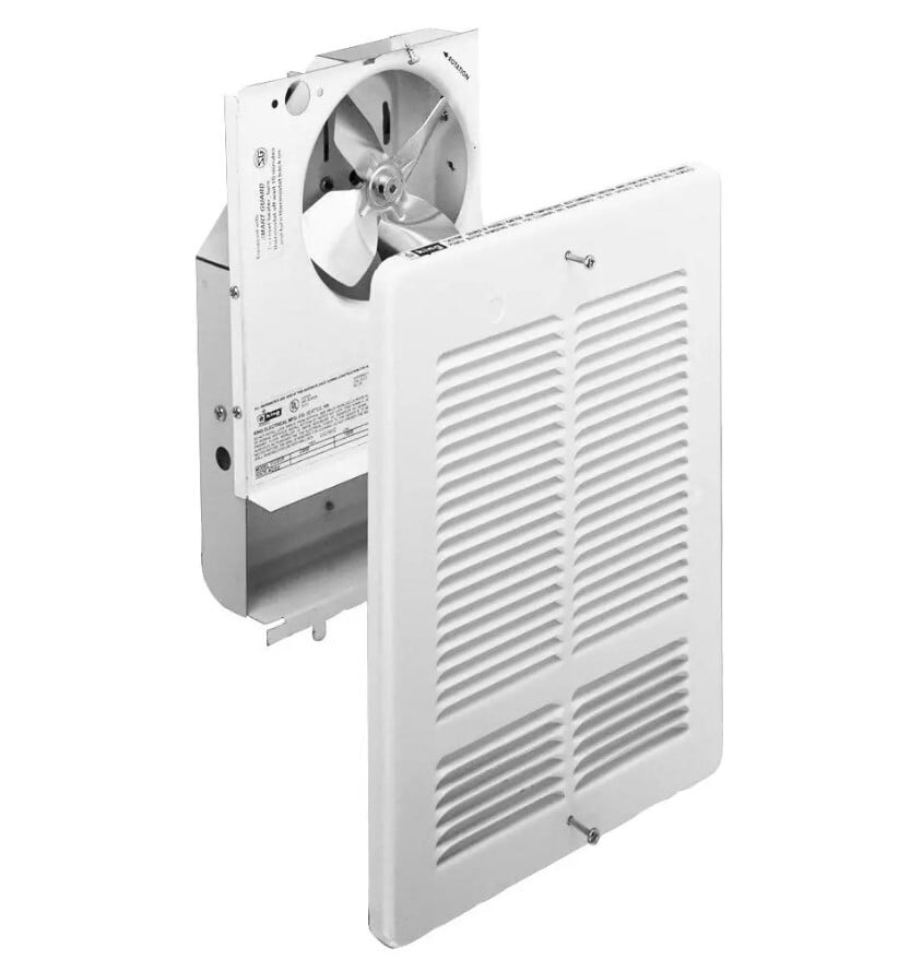 Economy Wall Heater Interior & Grill, 1500/750W 240/208V, White