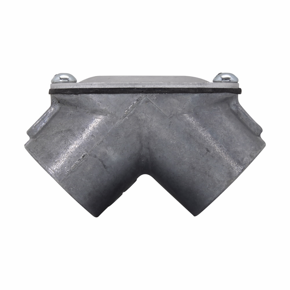 Eaton Crouse-Hinds series pull elbow, Rigid/IMC, Gender end 1: female, Gender end 2: female, Zinc die cast, 90, 1/2", Rigid to rigid (female to female)