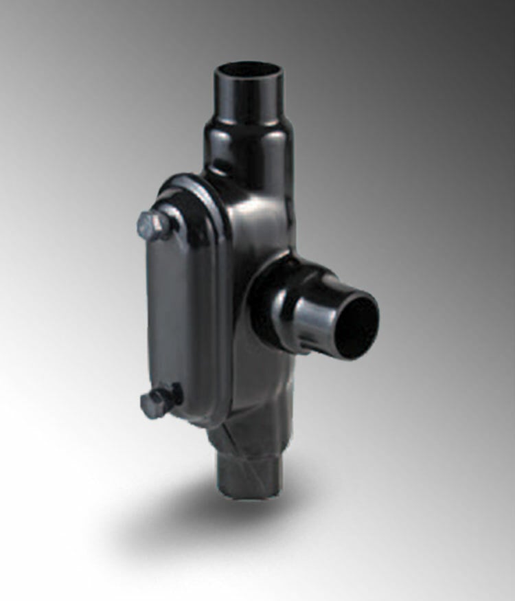 PVC Coated Galvanized Rigid FORM 7 T FITTING 1/2" Trade Size