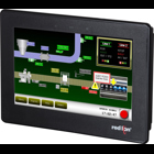 7" Widescreen HMI with 2 Serial, 1 Ethernet, USB Device