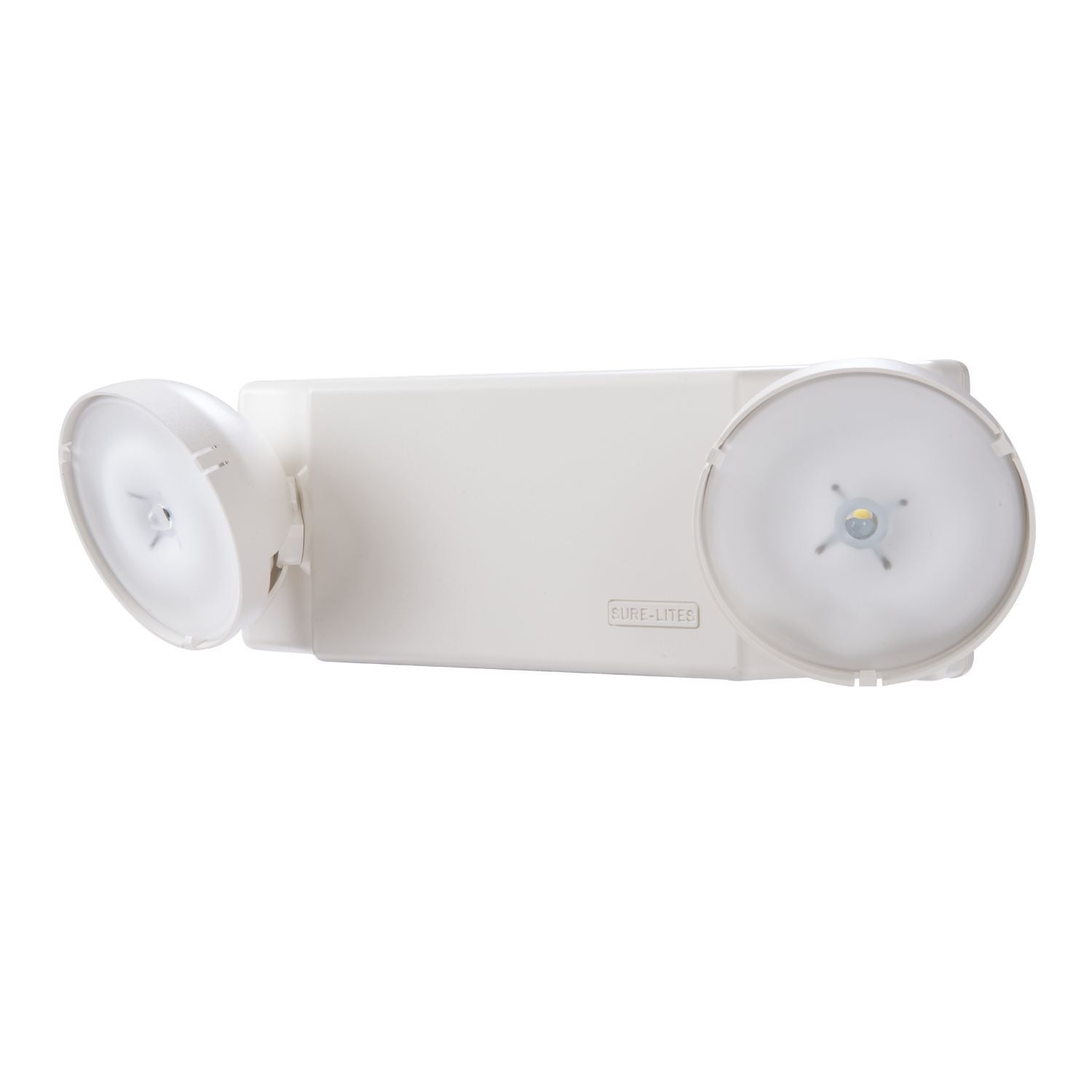 LED Emergency Light, 50 feet coverage, NiCad Battery, White finish,Self-Diagnostic,  7 watt Remote capacity