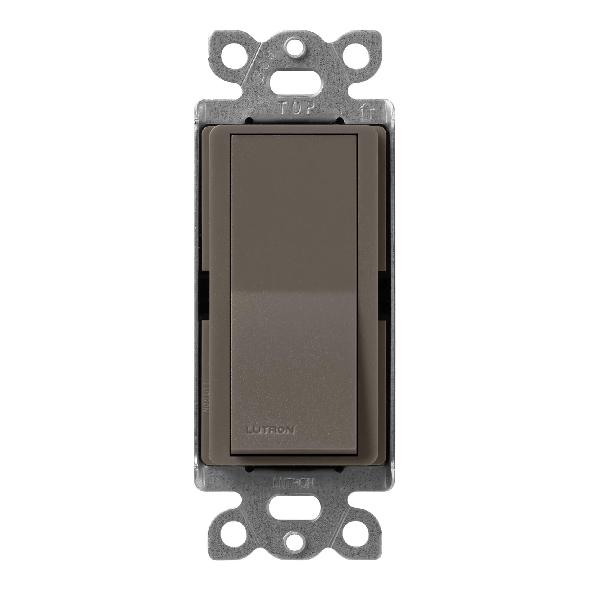 SC-3PS-TF Claro On/Off Rocker Switch, 15 Amp, 1 Pole/3-Way, Satin, Truffle