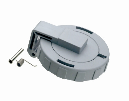 Closure Cover for Pin and Sleeve Receptacles and Connectors, 30 Amp, 3, 4-Wire, IP67, Watertight, Gray