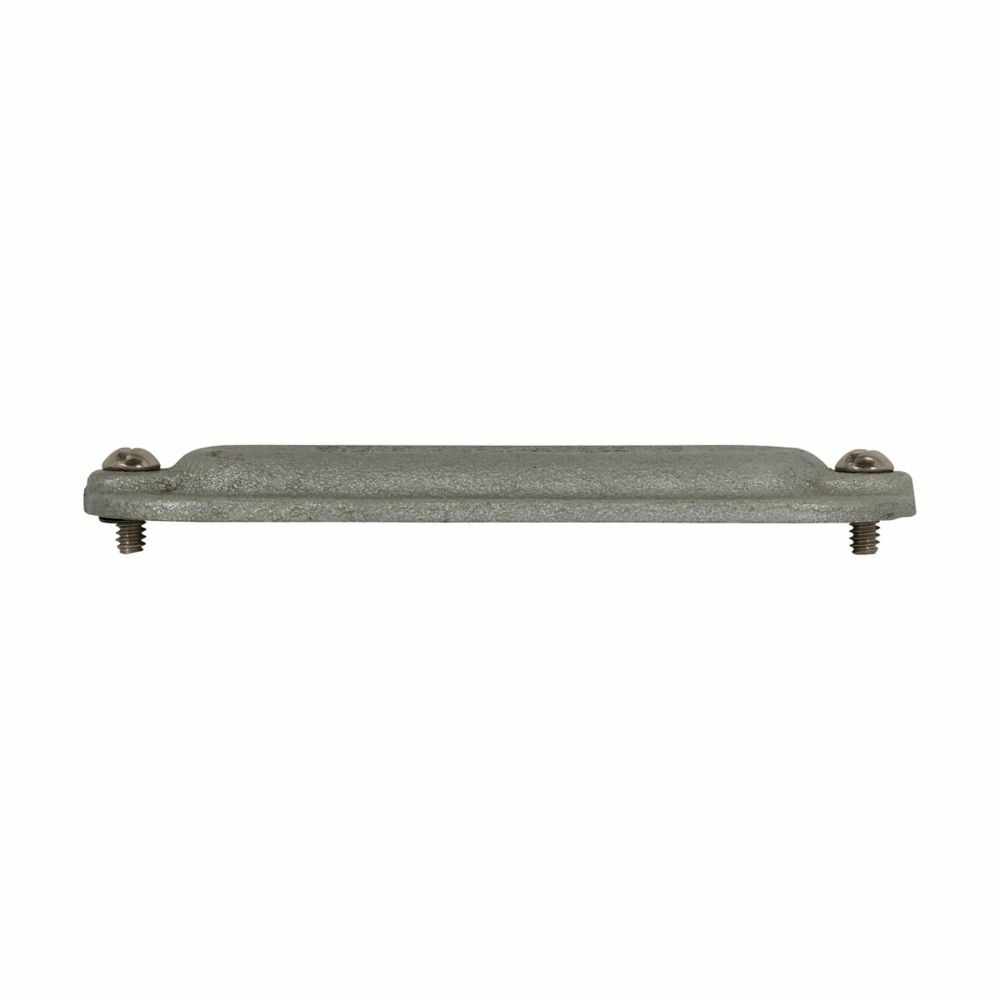 Eaton Crouse-Hinds series Condulet Form 8 cover, Feraloy iron alloy, 1-1/2"