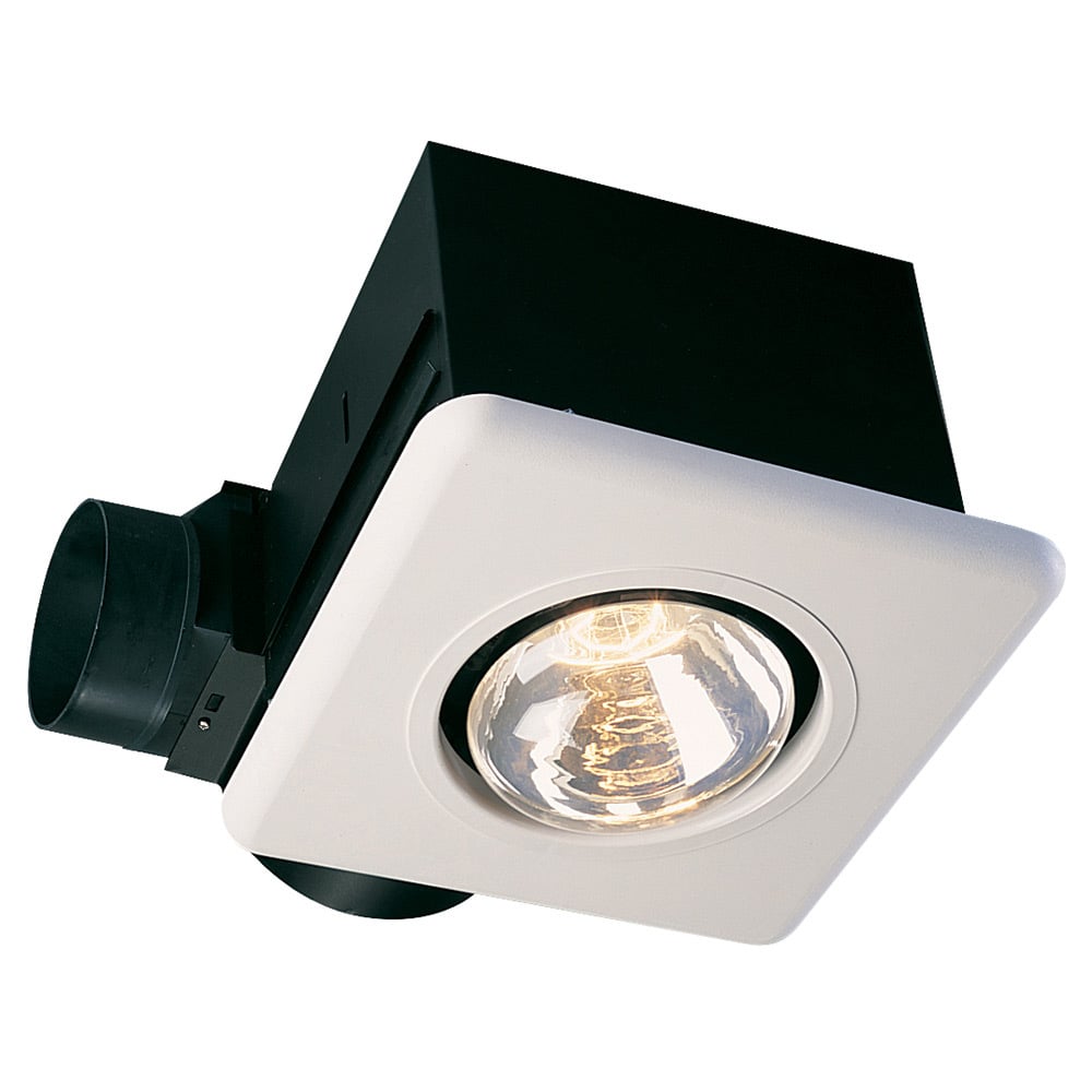 70 CFM Combination Exhaust Fan and Single Bulb Heater