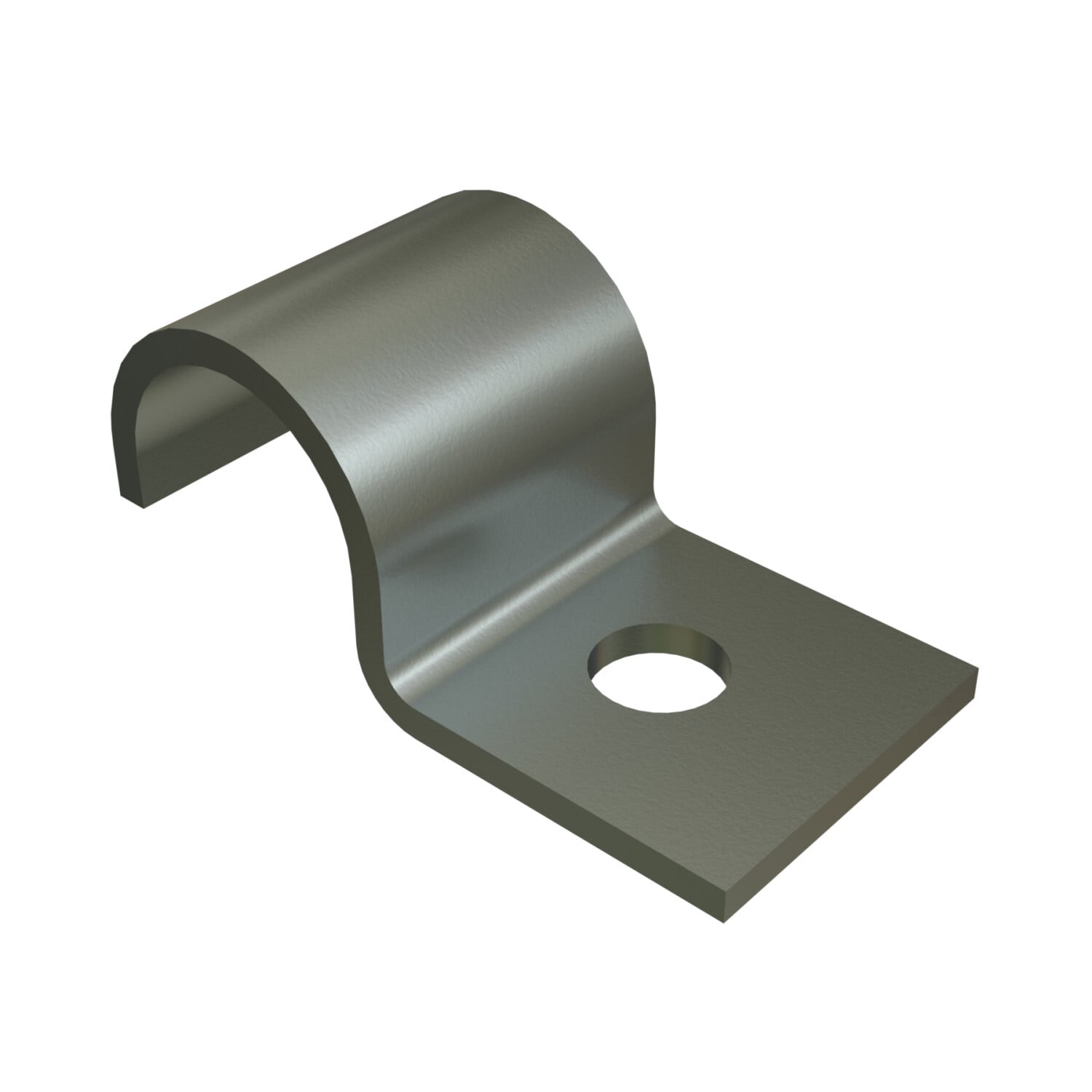 UNISTRUT ONE-HOLE CLAMP, 3/8", 1-5/8"x 7/16"x 1-5/16", EG