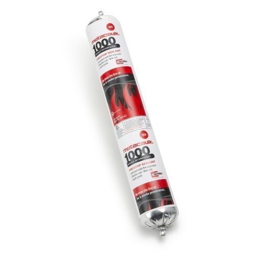 Metacaulk 1000 Highly Intumescent Firestop Sealant, 20.2 oz Foil Pack, Red