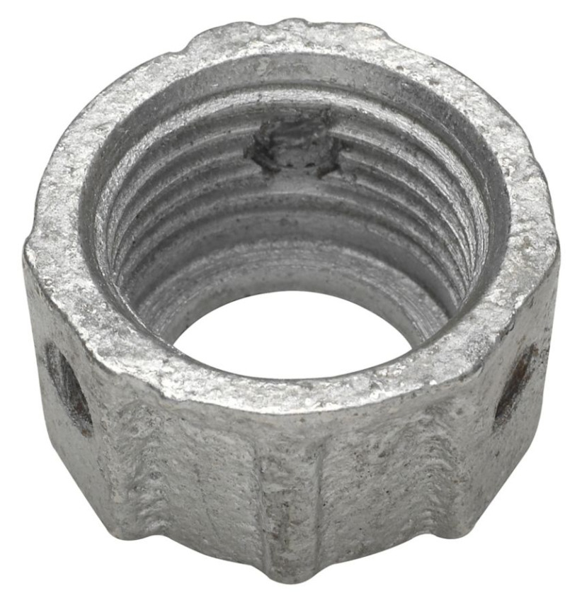 1033NI Threaded Throat Bushing, 1 in Trade, Malleable Iron