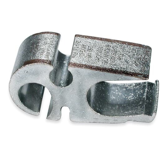 Copper H-Tap for Wire Range Main: 500-4/0 (350-4/0 Flex), Branch (250-1/0 Flex) 4/0-1/0, Brown N