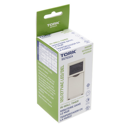 Astro Wall Sw Timer 120/277V Almnd