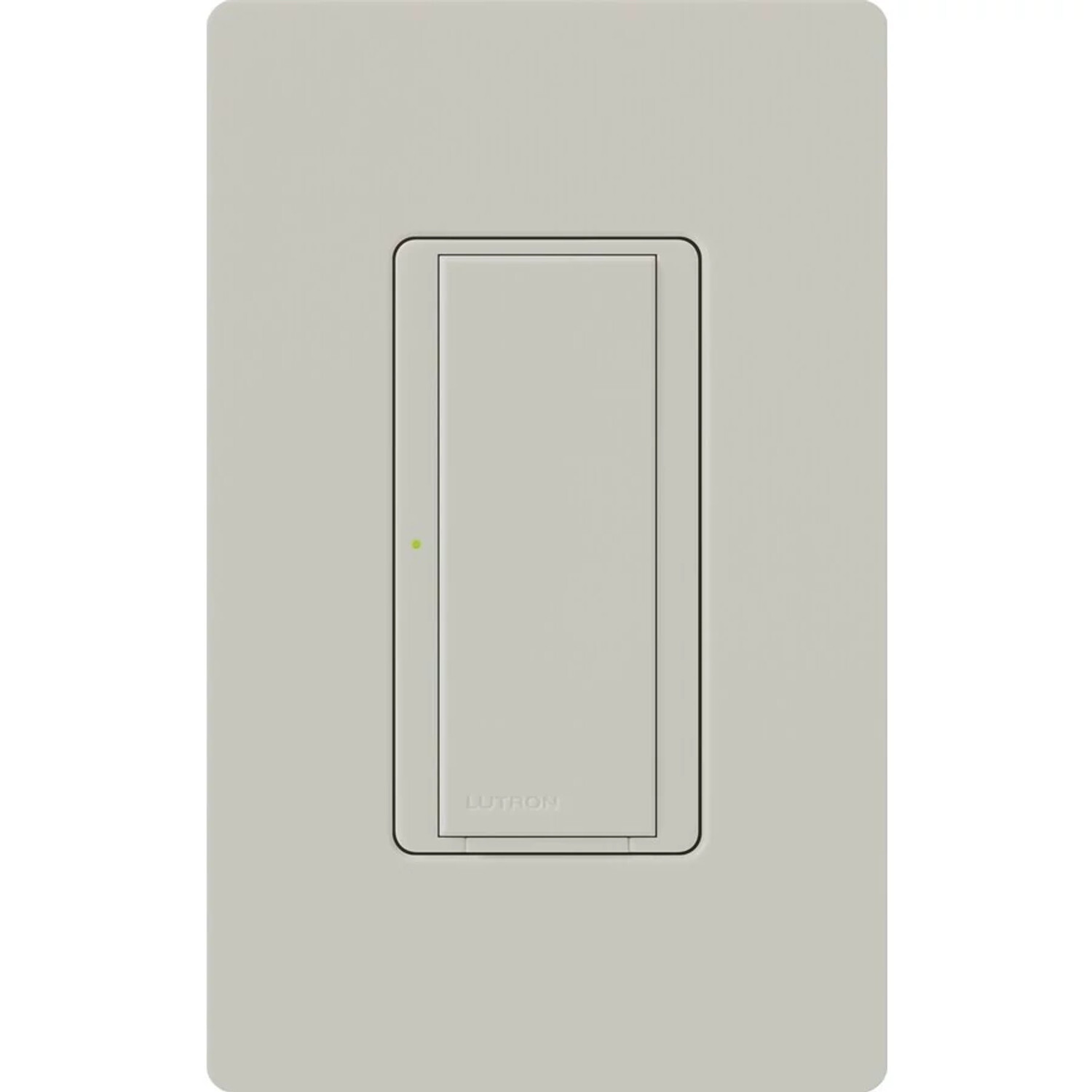 Maestro Switch - Satin Finish, Incandescent/Halogen, Magnetic Low-Voltage, Electronic Low-Voltage, Fluorescent, Multi-location/single-pole, 120V/8A in palladium