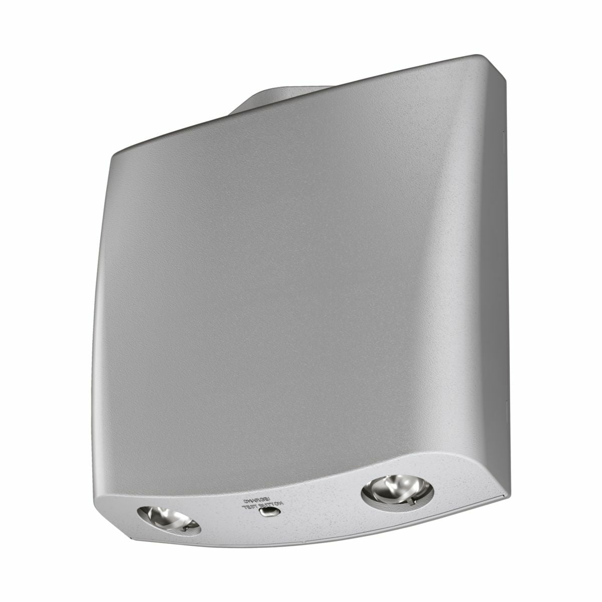 LED outdoor emergency light - 25 feet of coverage - silver