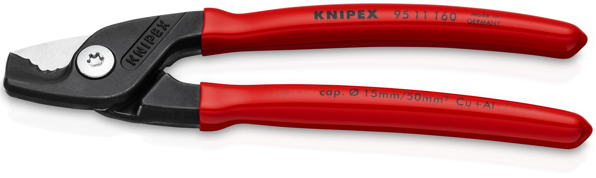StepCut Cable Shears, 6 1/4 in., Plastic Coating