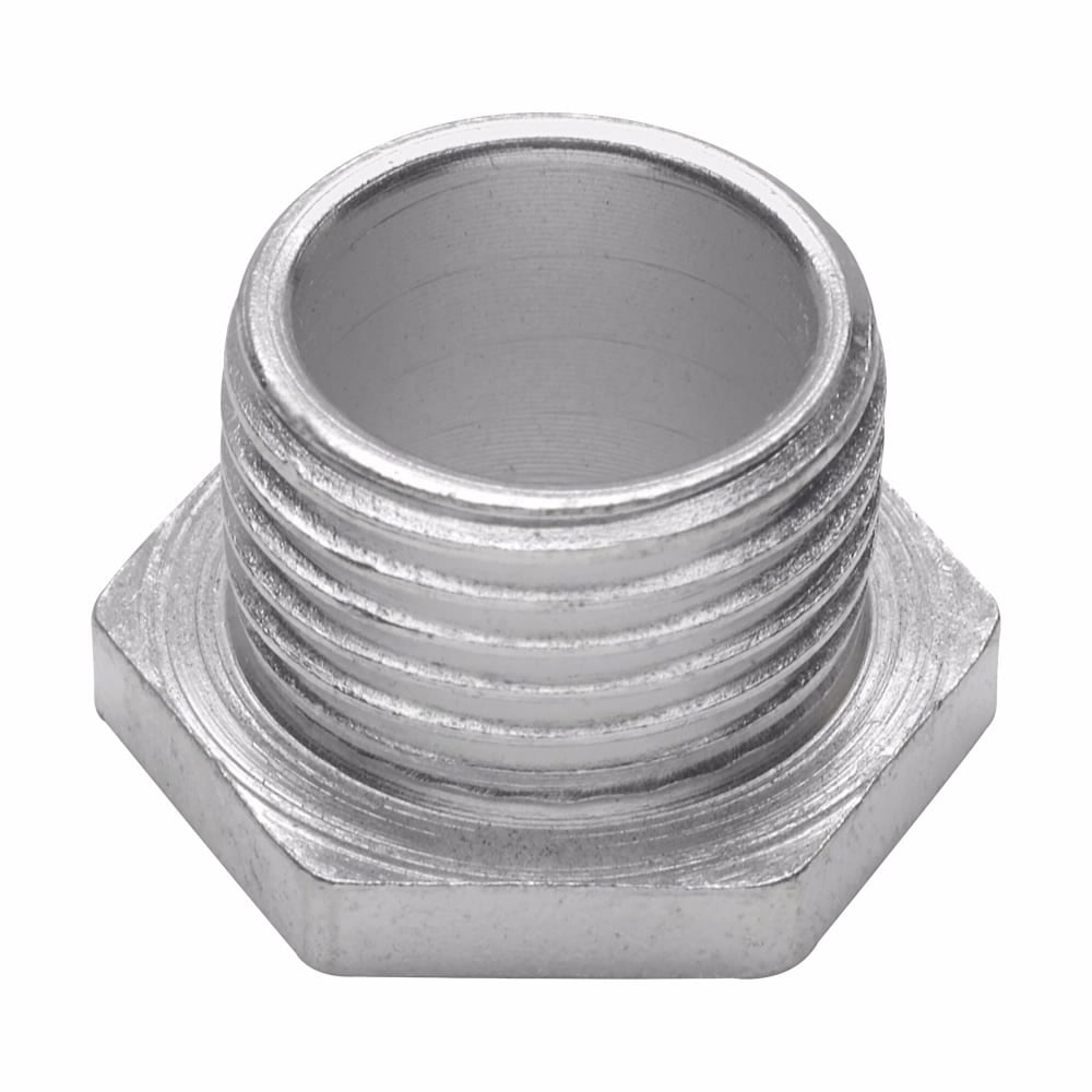 Eaton Crouse-Hinds series conduit bushed (chase) nipple, Rigid/IMC, Non-insulated, Malleable iron, 2"