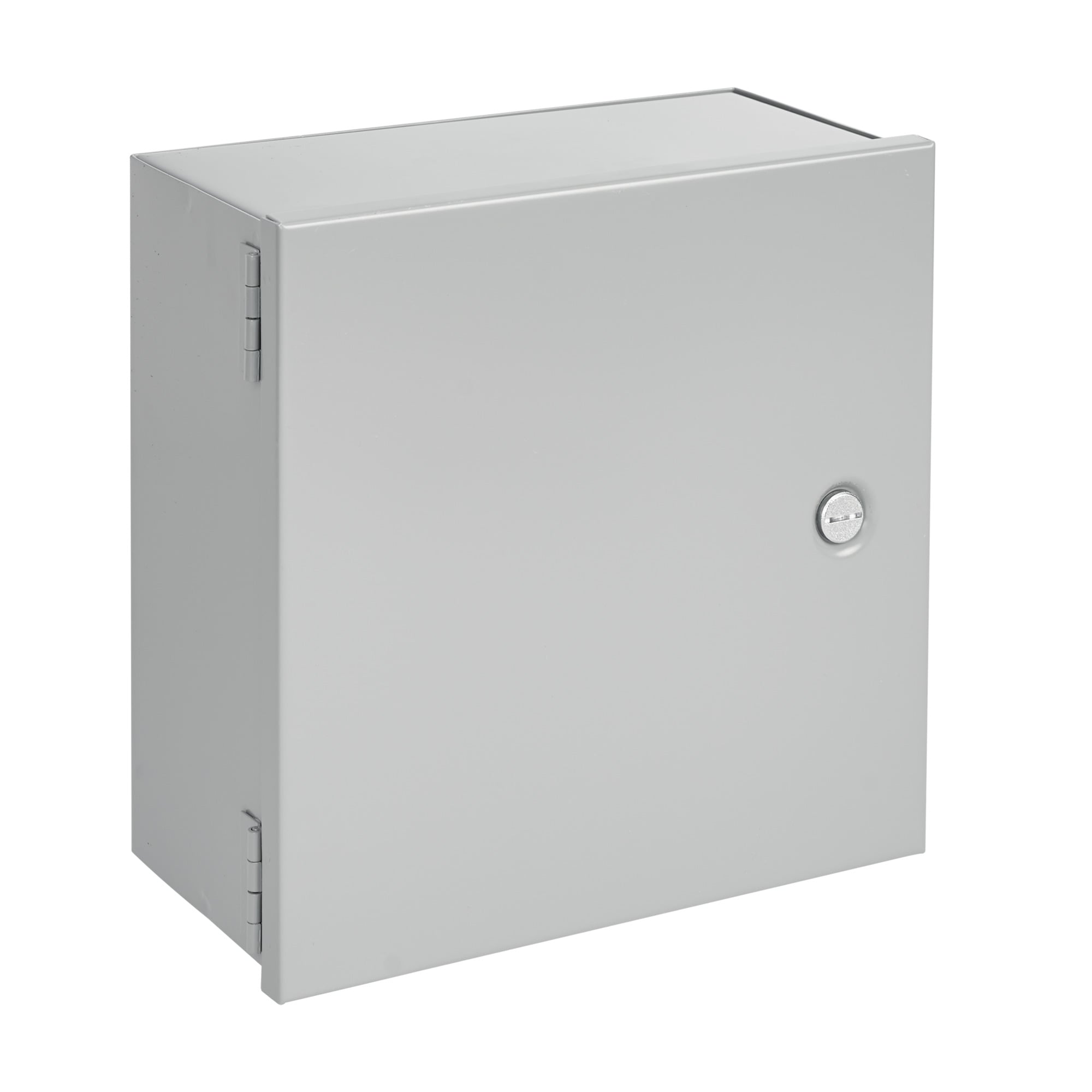 Small Hinge-Cover Enclosure Type 1, 8.00 6.00x4.00, Gray, Steel