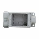 Eaton Crouse-Hinds series Condulet FSC device box, Shallow, Feraloy iron alloy, Single-gang, C shape, 3/4"